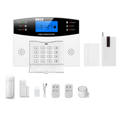 NAVKAR SYSTEMS Combo-CN307 ACJ-400 Home Security Alarm System Complete Kit with 1 Wireless Vibration Sensor VS-43 | Smart Anti-Theft Security System with App Alerts, SMS & Call Notifications