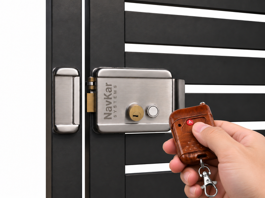 Combo-CN231 Electronic Door Lock + Power Supply with 3 Remotes, Plug n Play, Easy to Install, DIY