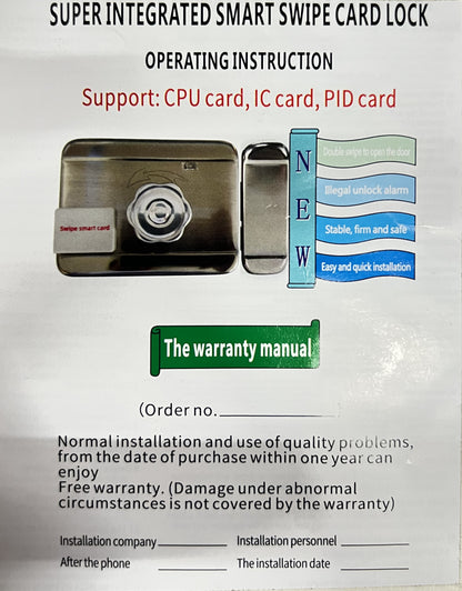 RFMT-1RM Rfid Motorised Rim Lock