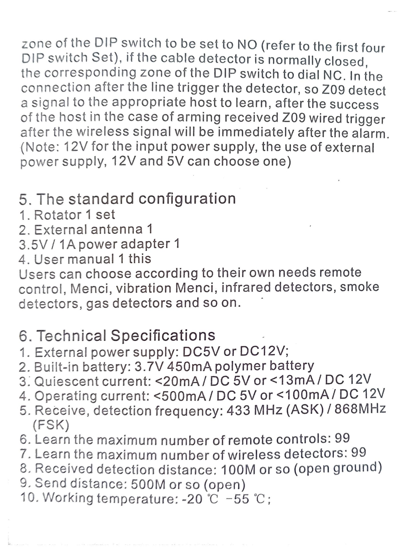 Wireless Signal Repeater / Booster & Extension for Security Alarm Systems