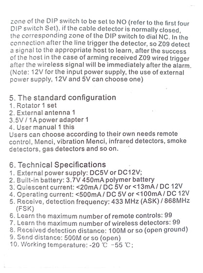 Wireless Signal Repeater / Booster & Extension for Security Alarm Systems