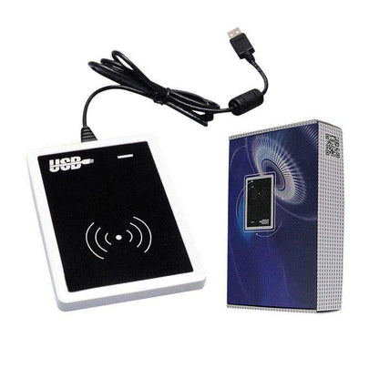 Navkar Systems Contactless Low/High Card Low/High Frequency RFID Hotel Smart Card Reader Encoder for Hotel System