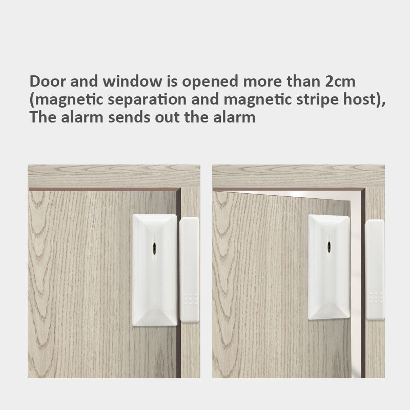 433mhz Focus Wireless Window Door Sensor Alarm Door Contact Detector Detecting Door Open/Close for  ACJ-1008 Dual Network Smart WiFi + 4G GSM  Burglar Alarm System