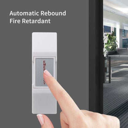 Navkar Systems Pack of 10 Fire Alarm Emergency Door Release Exit Switch Push Button (EMG-SW) with Backbox Surface Mount