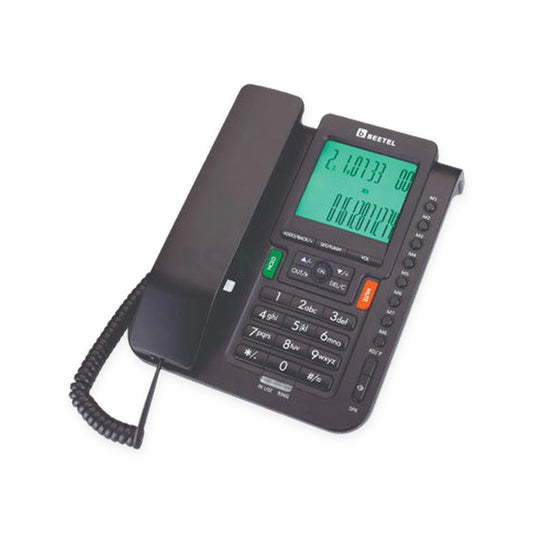 Beetel M71 corded landline phone with original large green caller ID display and keypad