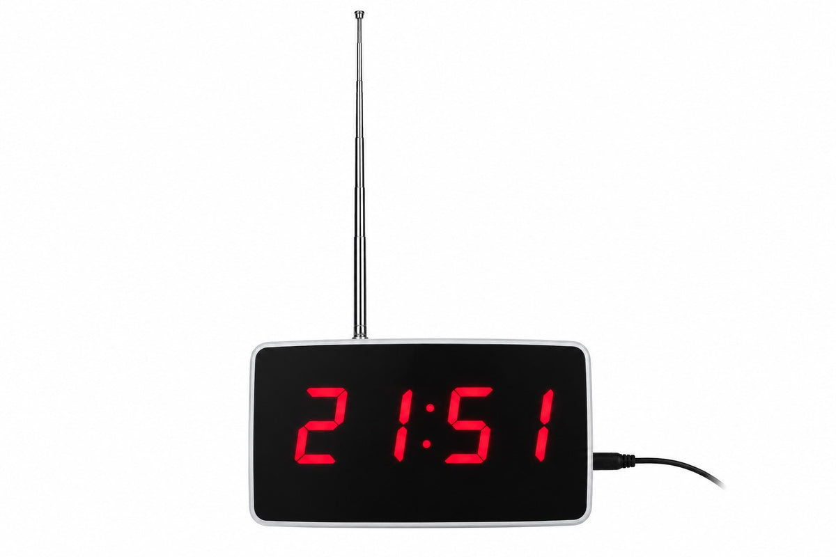 Wireless Nurse Calling & Waiter Calling System with LED Display Receiver, Voice Announcement & Call Buttons