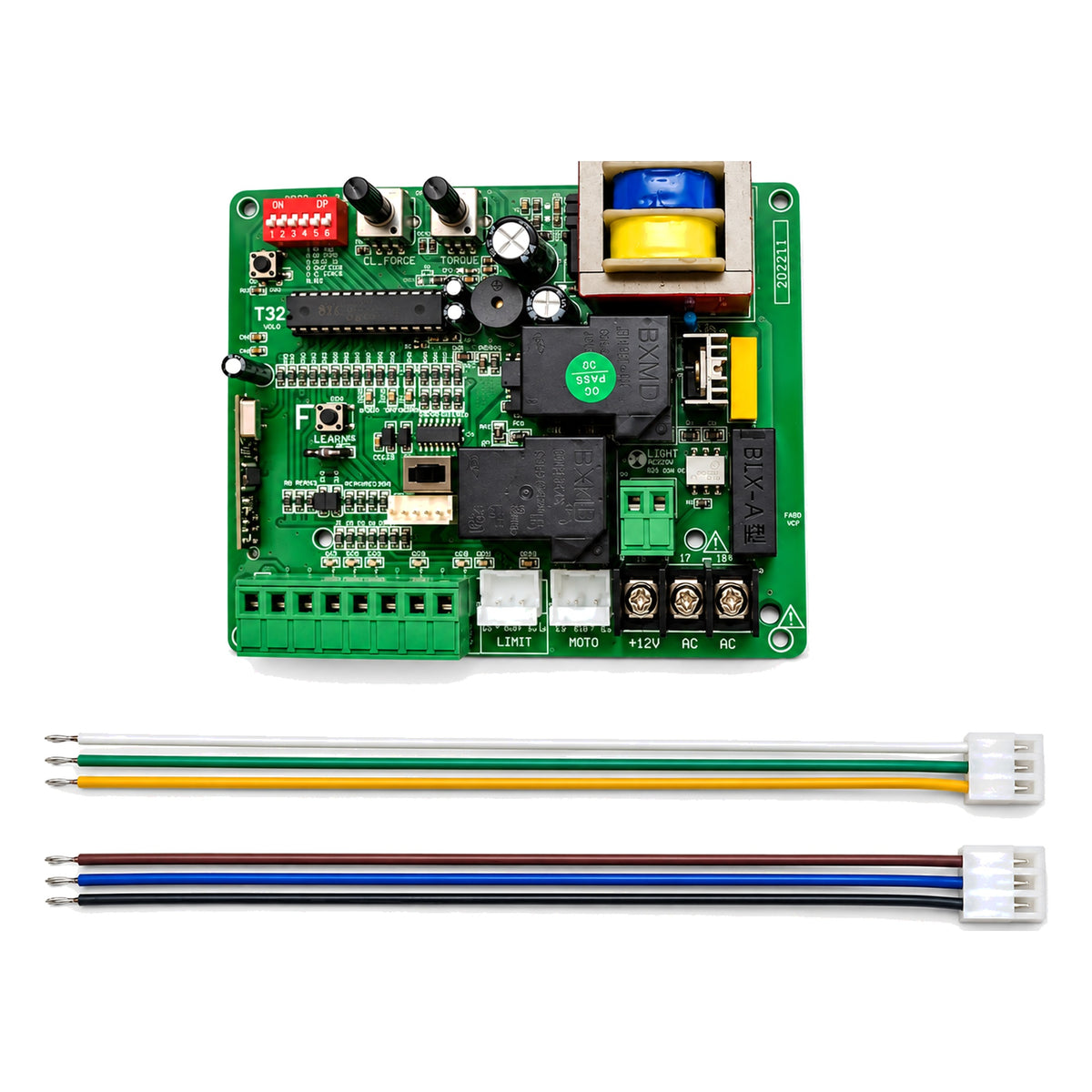 Combo-CN87 CB-SGM Control Board AC Sliding Gate Motor with 2 remotes
