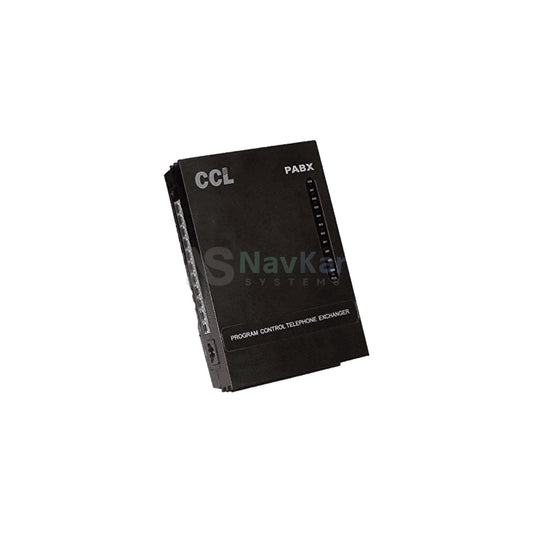 CCL 206B EPABX cabinet on white, original equipment photograph with subtle centred NavKar Systems watermark