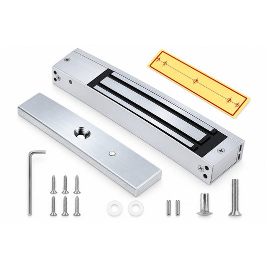 NavKar 600 lbs EM lock single leaf kit with armature plate and fixings