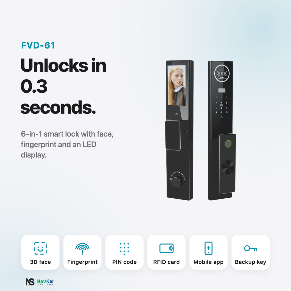 NavKar FVD-61 Unlocks in 0.3 seconds