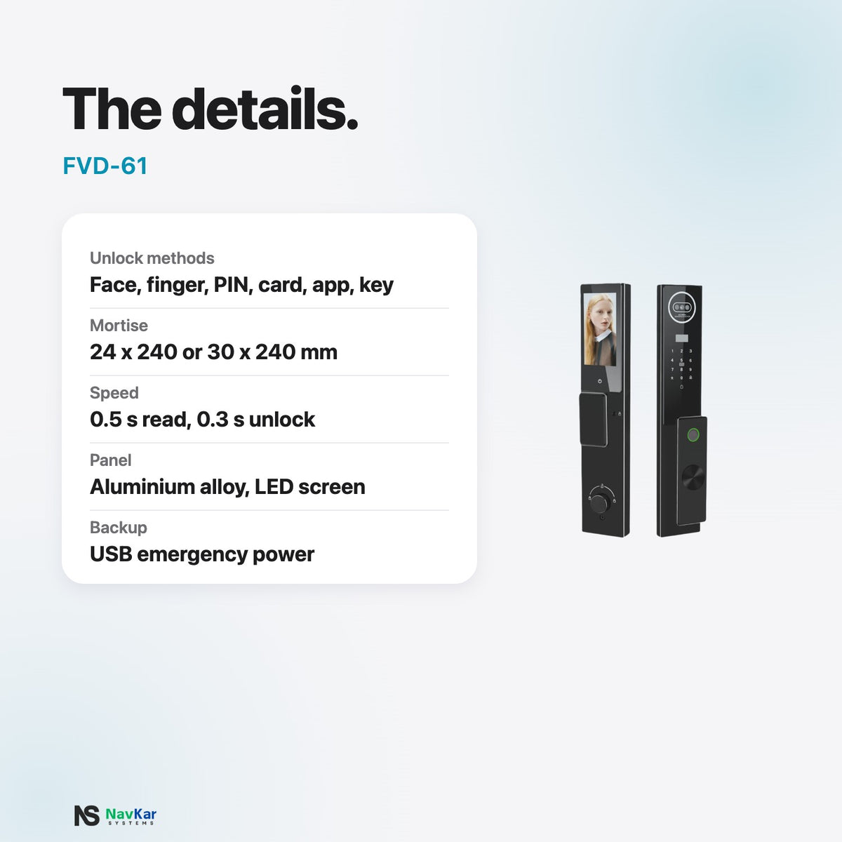 NavKar FVD-61 specifications
