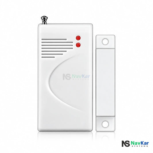 NavKar MCT-43 wireless magnetic door sensor with matching magnet and two indicators
