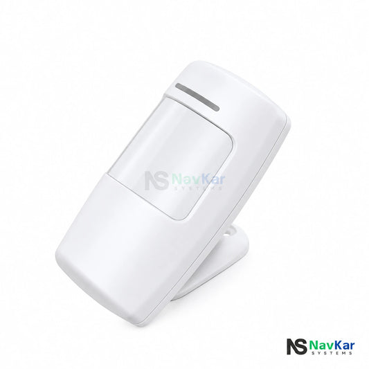 NavKar PIMT-43 wireless PIR motion detector with broad front lens and mounting bracket