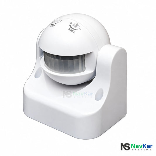 NavKar PIRW-22 wall-mounted motion sensor light switch with adjustable bracket