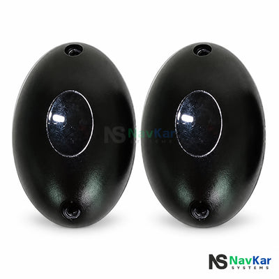 NavKar SB-10 black single beam infrared sensor pair, front optical windows