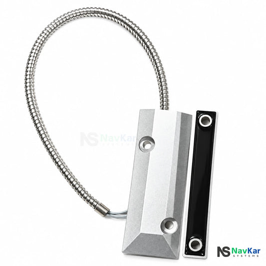 NavKar SH-3WD metal shutter magnetic contact with black magnet and armoured lead