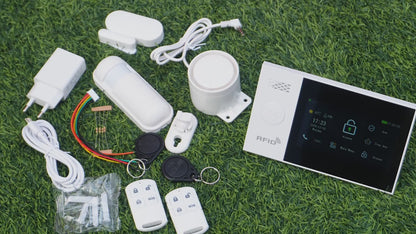 ACJ-407 Tuya WiFi Alarm System 4.3 Inch Screen Home Burglar Motion Detector WiFi & GSM Alarm System