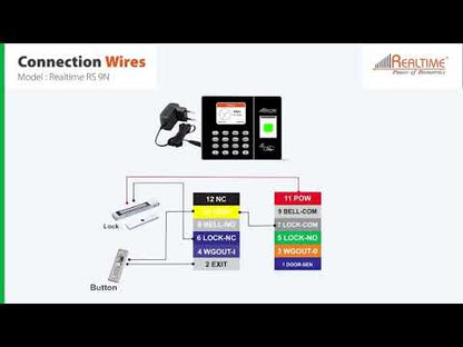 Realtime RS9n Biometric Attendance Machine