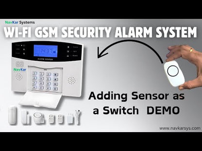 GSM Based Keypad Wi-fi Security System with Autodial System For Homes, Offices & Factories