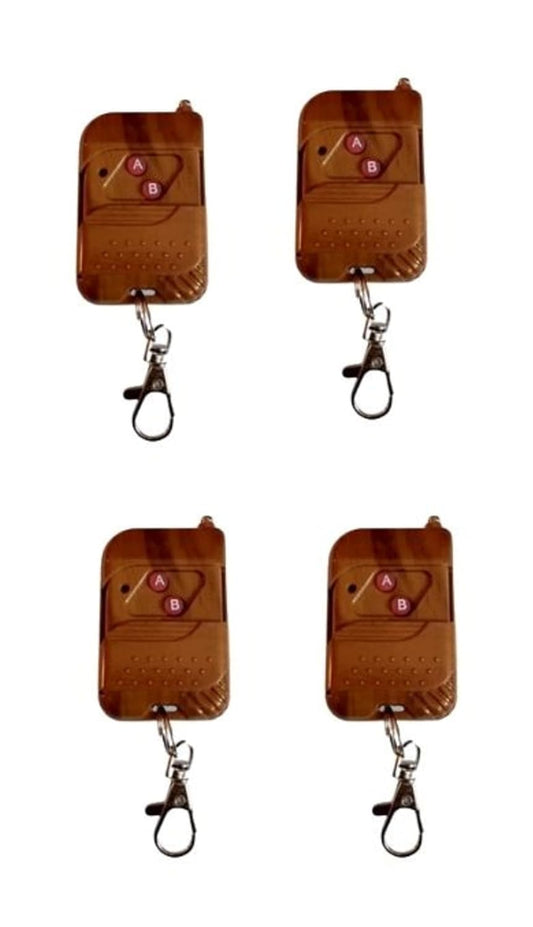 RM-BR0231 315Mhz Wireless Brown Remote with 2 Buttons-Set of 4