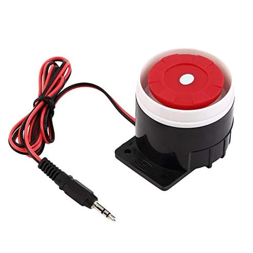 Plastic Wired Mini Dc 12v Horn Siren