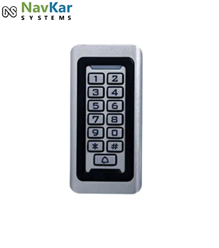 Weatherproof Card Access Control with Fully Frameless Glass Drop Bolt