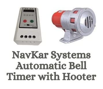 Automatic School Bell with Hooter of 1.5 km Range for School, Collage