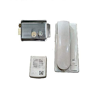 Audio Door Phone Security System for Villa Along with Electronic Door Lock, Door Lock System Open by Audio Door Phone,one to one intercom, Phone with Door Lock