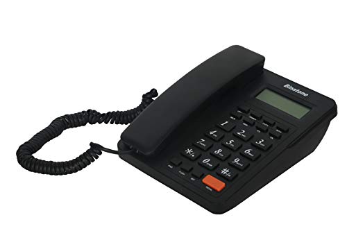Spirit 221 Basic Corded Landline Phone with Display for Office & Home (Black)