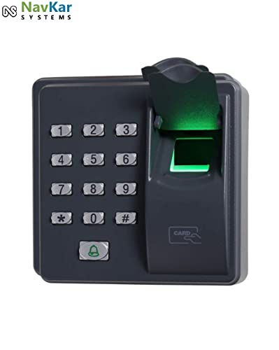 Biometric Access Control with Fully Frameless Glass Drop Bolt