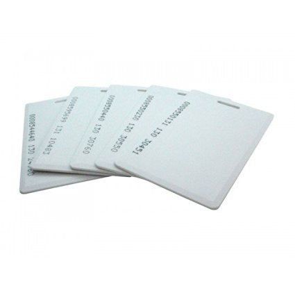 NAVKAR SYSTEMS Set of 50 LF RFID Clamshell ThickSmart Cards for TIME ATTENDANCE OR Access Control System Having RFID/Thick Cards