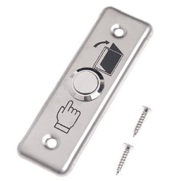 Stainless Steel Switch Panel Door Exit Push Button Access Control (3 by 1)