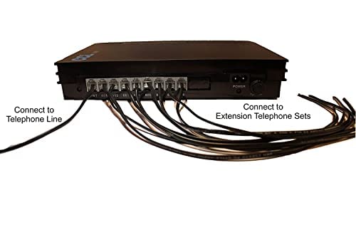 108 Epabx Latest Upgraded Model with INBUILT Welcome Message with 1 CO Lines Connects with 8 Extentions