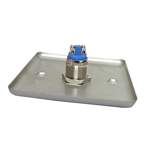 SSW-442P Anti-Rust Strong Metal Door Exit Push Button Switch Plate for ...