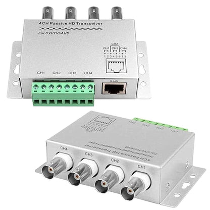 4 Channel HDCVI AHD HDTVI CVBS UTP Video Balun Passive hdcvi transceiver - Set of 2