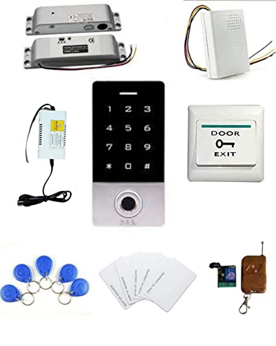 Weatherproof Biometric Card Access Control with Surface Mount Bolt Lock