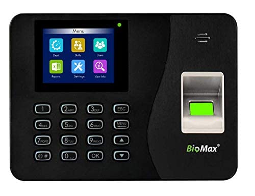 BIOMAX N-WL20 FINGER BASED ATTENDANCE MACHINE WITH INBUILT WIFI MODE