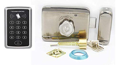 Combo-CN241 RFID Access Control with Motorized Lock and Power Supply for Wooden Door