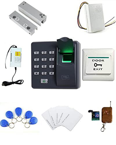 Biometric Access Control with Fully Frameless Glass Drop Bolt