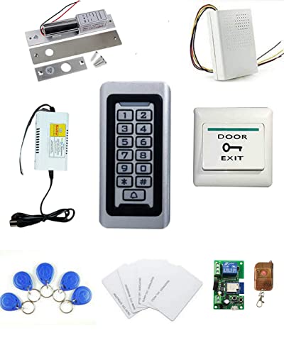 Weatherproof Card Access Control + Drop Bolt Lock with WiFi Receiver