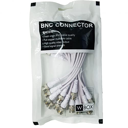 Navkar Systems BNC Wire Connector (White, Pack of 25)