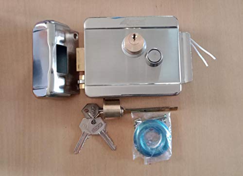 Biometric RFID PIN Access Control System, Electronic Rim Lock, K80 Supply, 10 Keychain Tags Mostly Suitable for Main Metal Door