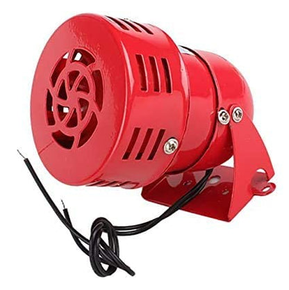 Industrial Motor Siren 220V Sound Range 100 Meter (Red, Small)