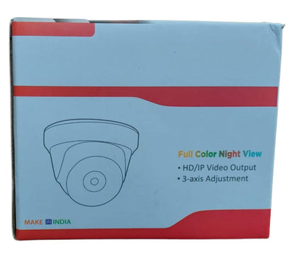 Jensonic 2 MP AHD Dome Camera Plastic Body with 4 Function Button for Changing Mode Supports All DVRs for Indoor Use