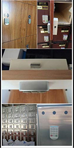 NAVKAR SYSTEMS Electronic Digital Password Lock Digital Key Pad Numbers Door Lock Combination Drawer Lock for Wood Cabinet Code Password Locks