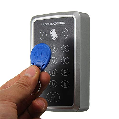 NAVKAR SYSTEMS RF PIN Access Control Panel with 10 Keychain Tags