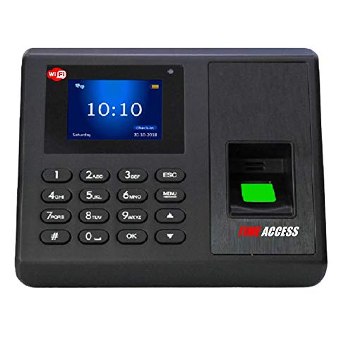WiFi Fingerprint + Card Time Attendance Machine (Time access B30w) with Live alerts on app