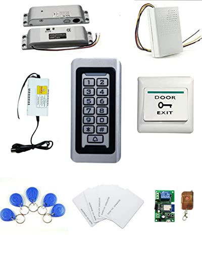 Weatherproof Card Access Control + Surface Mount Bolt Lock with WiFi Receiver