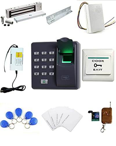 Biometric Access Control with Electromagnetic Lock 600lbs