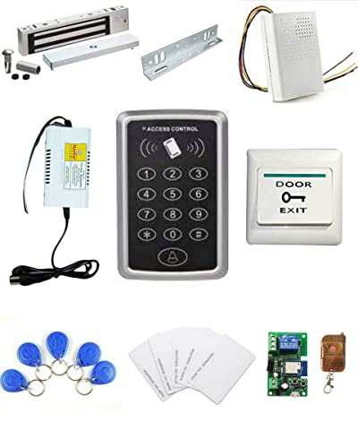 Card Access Control+Electromagnetic Lock 600lbs with Wif Receiver